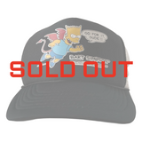 Vintage Bart Simpson Mesh Trucker Hat (1990)