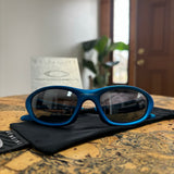 Y2K Oakley XX Electric Blue/Black Sunglasses (2000)