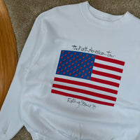 Vintage Rolling Stones Concert Crewneck Sweatshirt X-Large (1989)