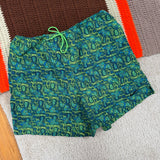 Vintage Nike Green Pattern Shorts Large (1990s)