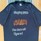 Vintage Detroit Tigers “Calvin and Hobbes” T-Shirt Large (1980s)