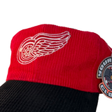 Vintage Detroit Red Wings Corduroy Snapback Hat (1990s)