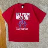 Y2K Detroit Red Wings “Playoffs” T-Shirt Large (2001)