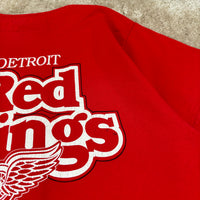 Vintage Detroit Red Wings Baseball Style Jersey Medium (1990s)