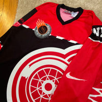 Vintage Detroit Redwings Nike NHL Street Hockey Jersey XXL (1990s)