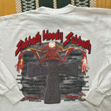 Vintage Black Sabbath Ozzy Reunion Tour Concert Longsleeve T-Shirt X-Large (1999)
