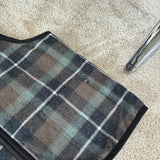 Vintage Stussy Plaid Burly Gear Wool Vest Large (1990s)