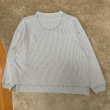 Vintage Detroit Lions Striped Crewneck Sweatshirt Large (1990s)