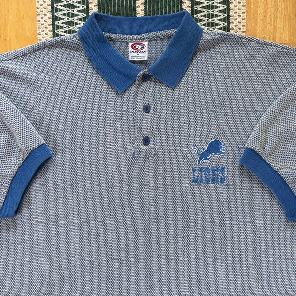 Vintage Detroit Lions Collared Shirt X-Large (1990s)