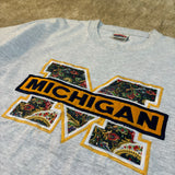 Vintage UofM “Paisley” Shirt Large (1990s)