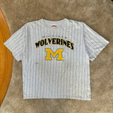 Vintage UofM Pinstriped T-Shirt X-Large (1990s)