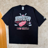Vintage Detroit Redwings Starter “Stanley Cup Champs” T-Shirt X-Large (1998)