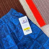 Vintage Nike Blue Tribal Patterned Short Small (1990s)
