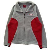 Y2K Oakley Fleece Zip Up Jacket Medium (2000s)