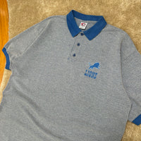 Vintage Detroit Lions Collared Shirt X-Large (1990s)