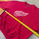 Y2K Nike Detroit Redwings  Crewneck Sweatshirt Large (2000s)