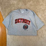Vintage Detroit Tigers Crop Top Large (1987)