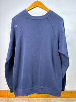 1980s Crest University Of Michigan Raglan Crewneck
