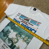 Vintage Detroit Pistons “TWO-RRIFIC!” T-Shirt Large (1990)