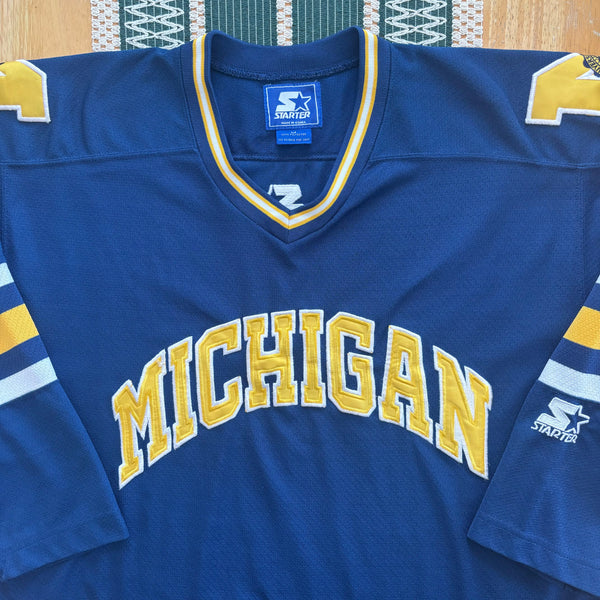 Vintage UofM Starter Hockey Jersey Medium (1990s)