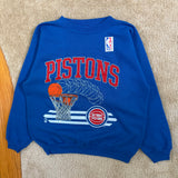 Vintage Detroit Pistons “Hoop” Crewneck Sweatshirt X-Large (1990s)