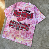 Vintage Detroit Red Wings “Champions” Tie Dye T-Shirt Large (1997)