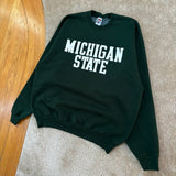 Vintage MSU Spellout Crewneck Sweatshirt X-Large (1990s)