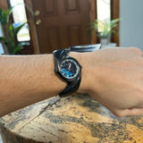 Y2K Oakley Crush 2.5 Analog Black/Steel Lily Watch (2002)