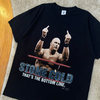 Vintage Stone Cold Steve Austin WWF “Double Bird” T-Shirt X-Large (1998)