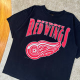 Vintage Detroit Redwings “Big Logo” T-Shirt X-Large (1991)
