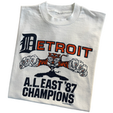 Vintage Detroit Tigers “A.L East Champs” T-Shirt Small (1987)