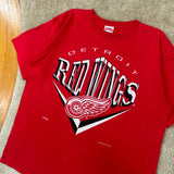 Vintage Detroit Red Wings “Block Letter” T-Shirt XXL (1994)