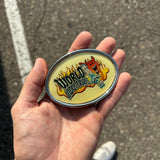 Y2K World Industries Belt Buckle (2000s)