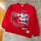 Vintage Detroit Red Wings “Embroidered” Crewneck Sweatshirt Large (1991)