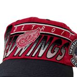 Vintage Detroit Red Wings Logo Athletic SnapBack Hat (1990s)