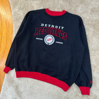 Vintage Detroit Redwings Crewneck Sweatshirt Large (1990s)