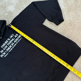 Y2K “Ammo” Funny Text Hoodie Sweatshirt Large (2000s)