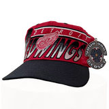 Vintage Detroit Red Wings Logo Athletic SnapBack Hat (1990s)