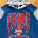 Vintage Detroit Pistons Hooded T-shirt Large (1990s)