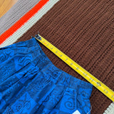 Vintage Nike Blue Tribal Patterned Short Small (1990s)