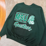 Vintage MSU “Gruff Sparty” Crewneck Sweatshirt X-large (1990s)