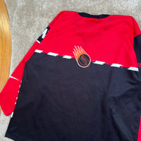 Vintage Detroit Redwings Nike NHL Street Hockey Jersey XXL (1990s)