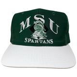 Vintage MSU “Gruff Sparty” Snapback Hat (1990s)