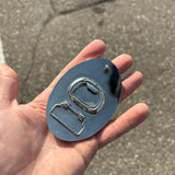 Y2K World Industries Belt Buckle (2000s)