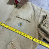 Vintage Carhartt Detroit Jacket XL Tan (1990s)