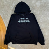 Y2K “Ammo” Funny Text Hoodie Sweatshirt Large (2000s)
