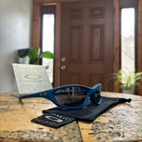 Y2K Oakley XX Electric Blue/Black Sunglasses (2000)