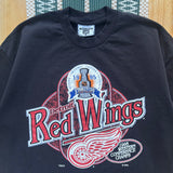Vintage Detroit Redwings “Western Conference Champs” T-Shirt X-Large (1995)