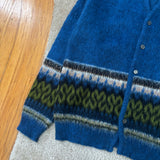 Vintage Sears Mohair Cardigan Sweater Medium (1960s)