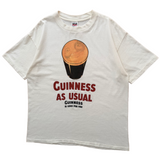 Vintage “Guinness as Usual” T-Shirt X-Large (1990s)